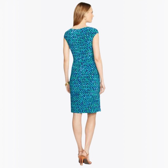 Ralph Lauren Sheath Print Women’s Midi Dress - 12 - Picture 15 of 16